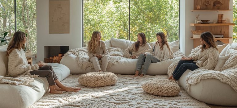 Des soirées famille réussies : le tapis scandinave comme pièce maîtresse de votre salon