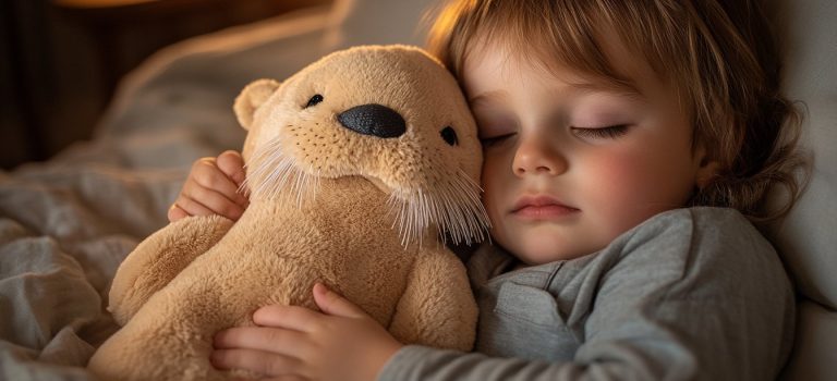 Offrir un doudou loutre qui respire pour apaiser les nuits de votre enfant